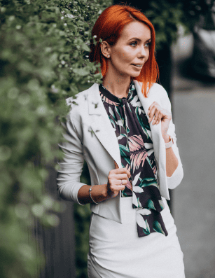 White Slim-Fit Blazer